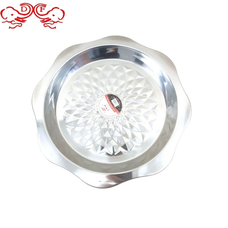 DF99059 European fruit plate living room tea table net red dried fruit box Modern family snack plate home advanced fruit plate octagon disc flower disc DF Trading house