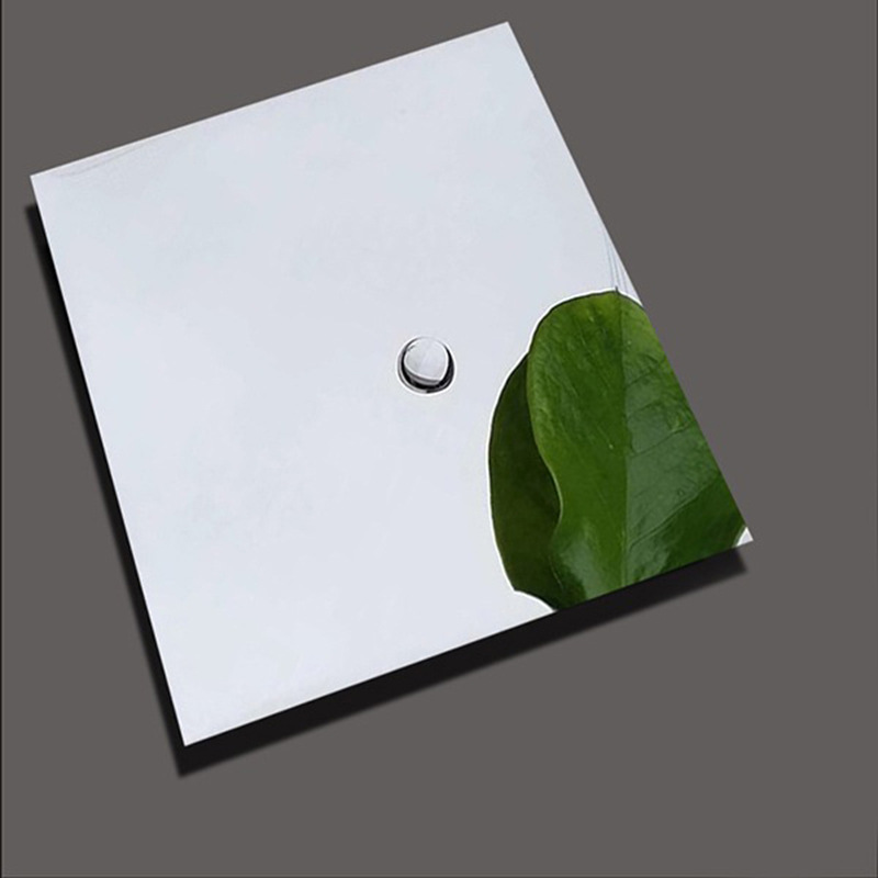 8K Single Side Silver Stainless Steel Plate Silver Mirror Stainless Steel Plate details Picture