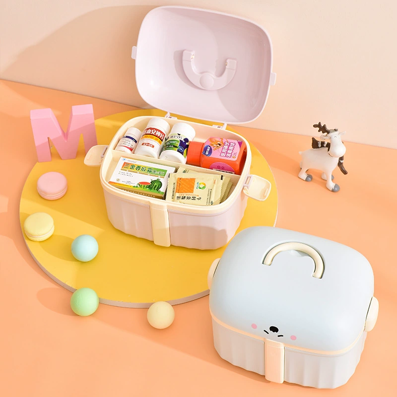 S81-01.SF312 thickened medicine box, plastic storage box, organizing box, children's snack and toy storage box, storage box Specification image