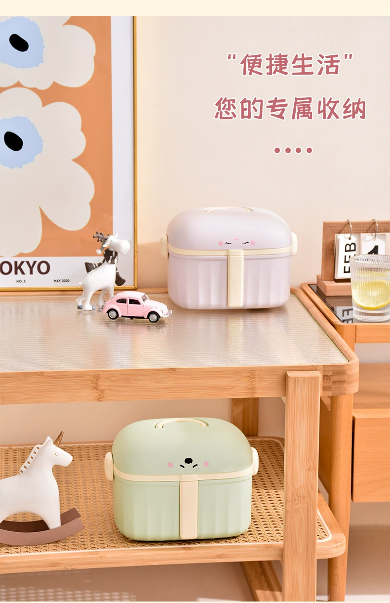 S81-01.SF312 thickened medicine box, plastic storage box, organizing box, children's snack and toy storage box, storage box detail image 4