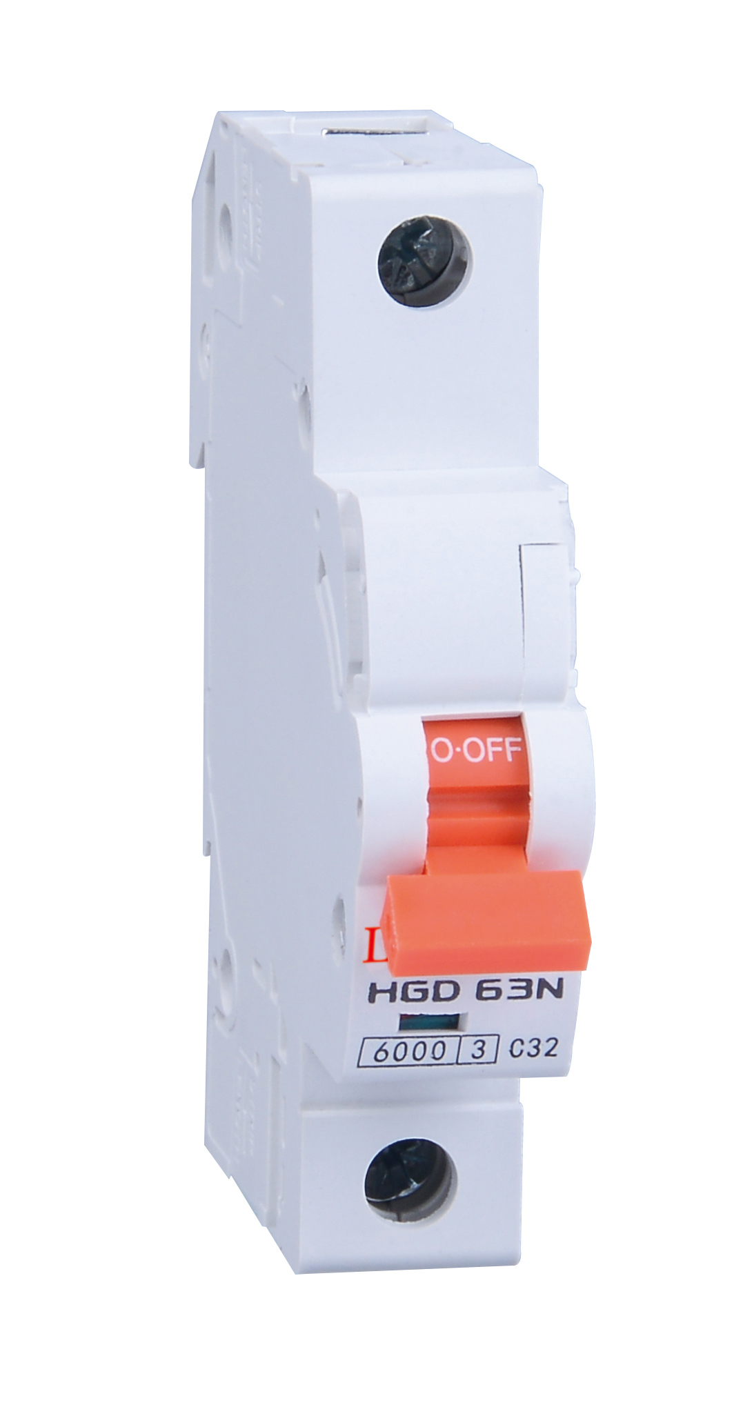 小型断路器/空气开关/MCB白底实物图