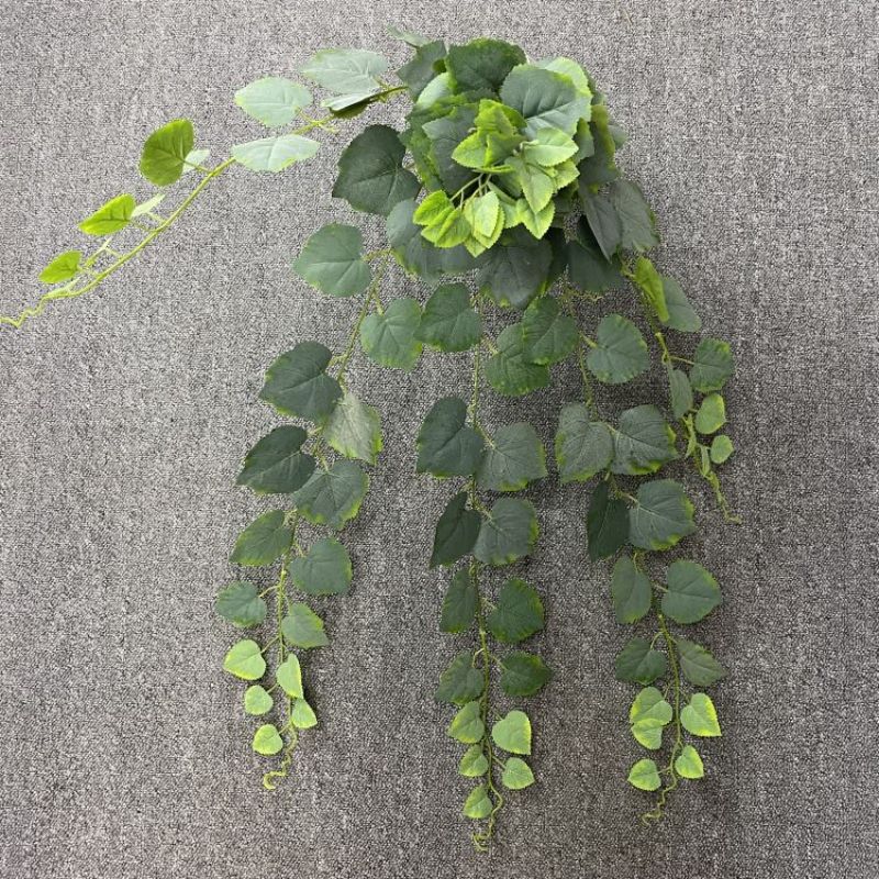 Artificial plants for indoor and outdoor home decoration, rattan, wedding decoration, outdoor decoration and decoration, grape leaves details Picture