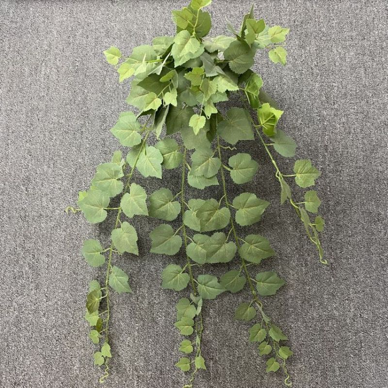 Artificial plants for indoor and outdoor home decoration, rattan, wedding decoration, outdoor decoration and decoration, red bone seedless leaves details Picture