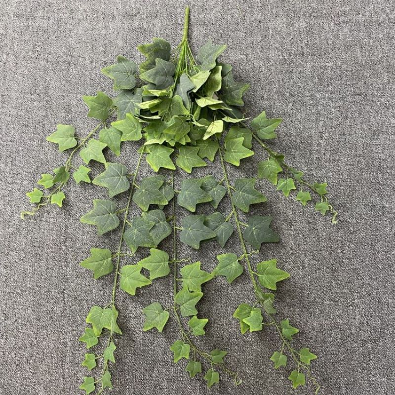 Artificial plants for indoor and outdoor home decoration, rattan, wedding decoration, outdoor decoration, and rough-faced leaves