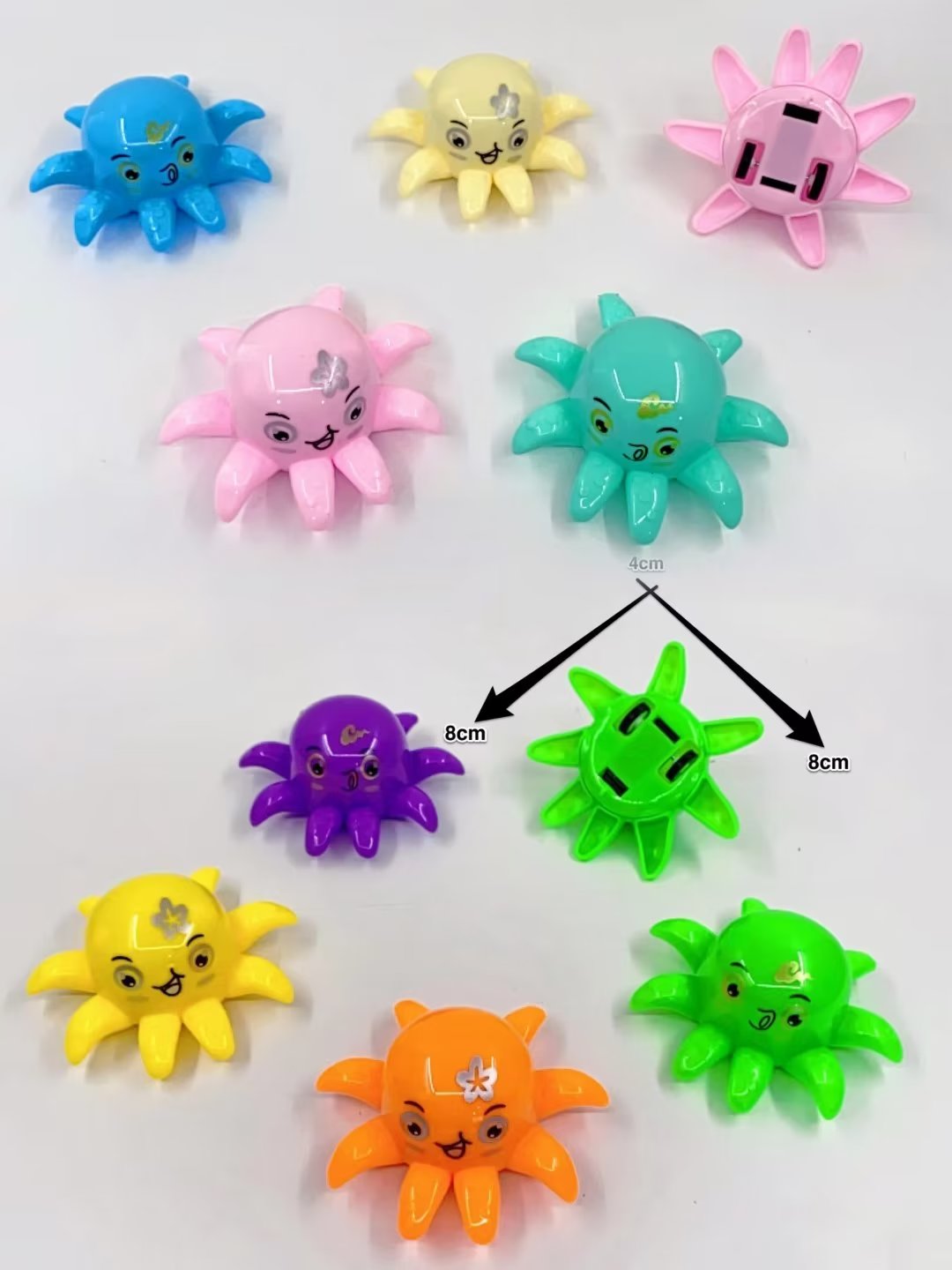 Children's toys, cartoon octopus, rebound car, mini toys, kindergarten activity gifts, fun gashapon giveaways, small toys