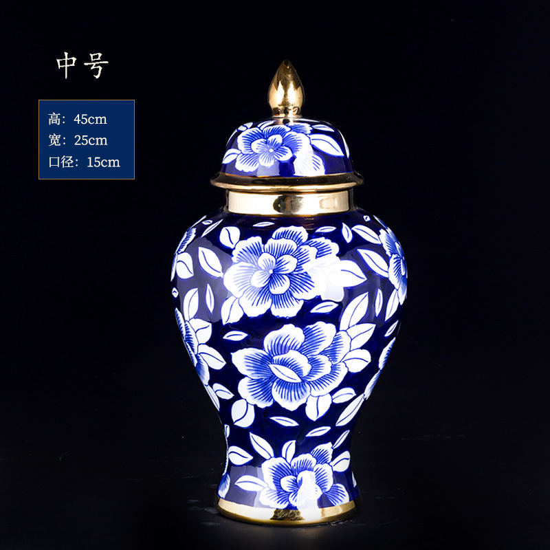 陶瓷花瓶/陶瓷花瓶/家居摆件/新中式产品图