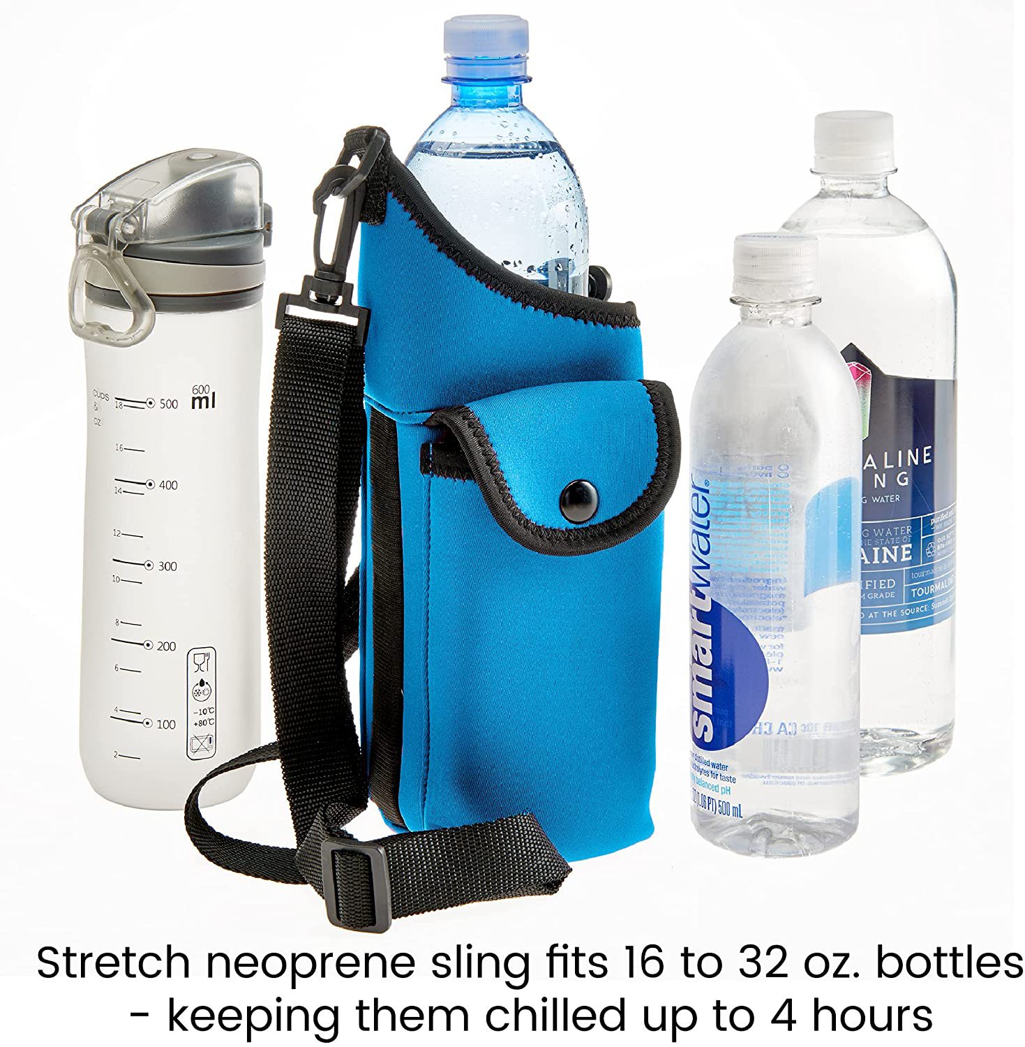 户外运动便携水壶袋可调节斜挎水瓶收纳包水杯套详情图4