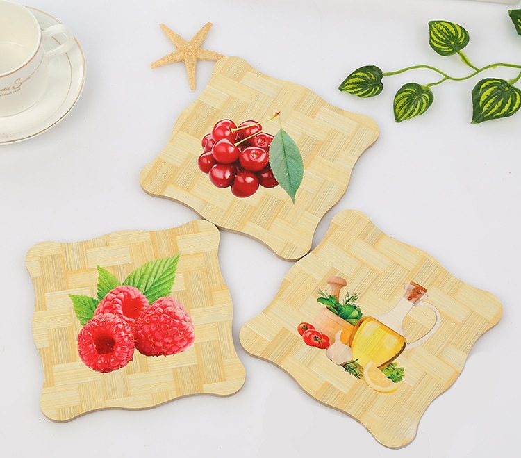 Bamboo Mat Heat Insulation Mat Fruit Bamboo Mat Bamboo Mat Bowl Mat Casserole Mat Ironing Mat Table Mat Cup Mat Bamboo Crafts