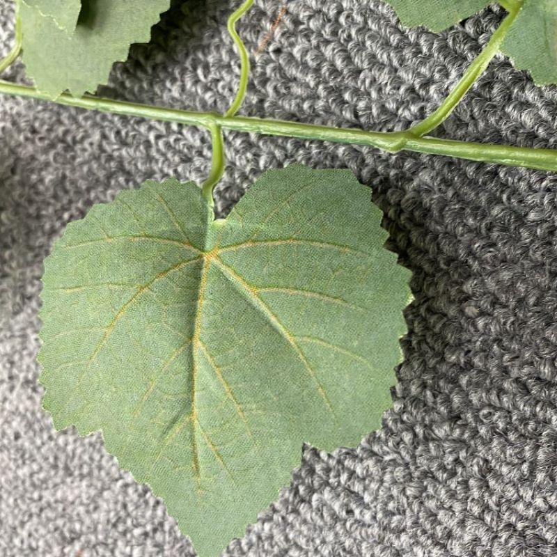 Artificial plants for indoor and outdoor home decoration, rattan, wedding decoration, outdoor decoration and decoration, red bone seedless leaves Specification image