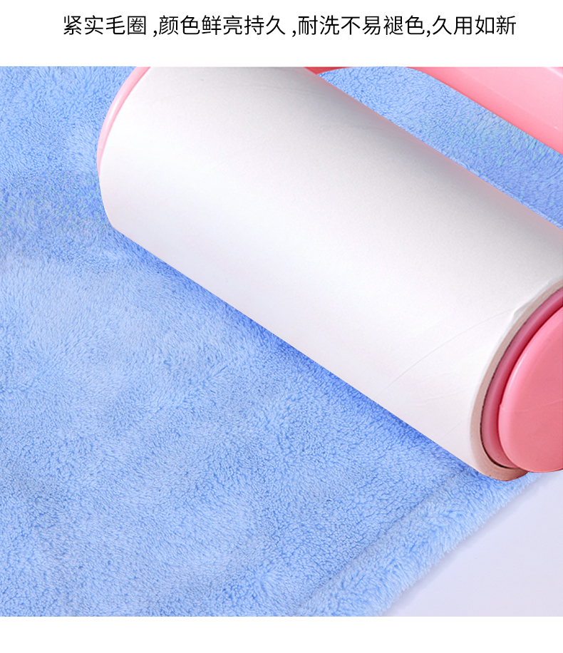 珊瑚绒兔耳朵干发帽可爱浴室吸水速干擦发浴帽定制批发一件代发详情11