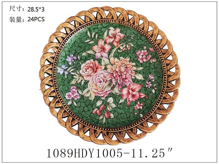 ins European retro decorative plates and ornaments, plate arrangement and viewing, living room model room, new home entrance, wine cabinet decoration and arrangement pic 20