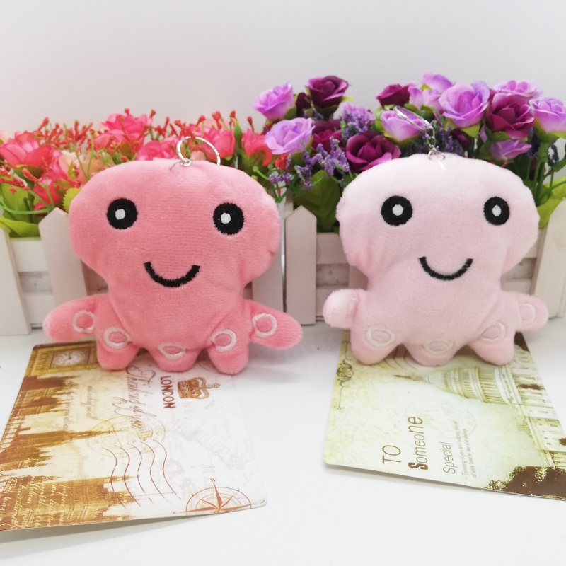 Plush pendants, octopus keychains, dolls, schoolbags, hanging ornaments, small gifts, figurines, claw machines, small dolls, accessories, plush pic 3