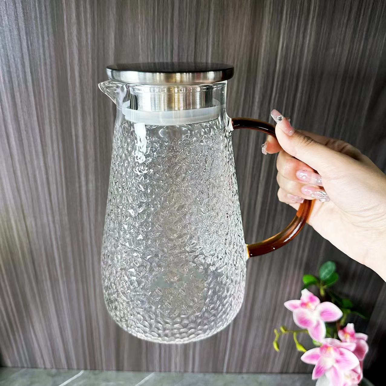 水壶/茶壶/餐具/玻璃壶/玻璃餐具/明火水壶/耐热玻璃/耐热茶壶/耐冷茶壶产品图