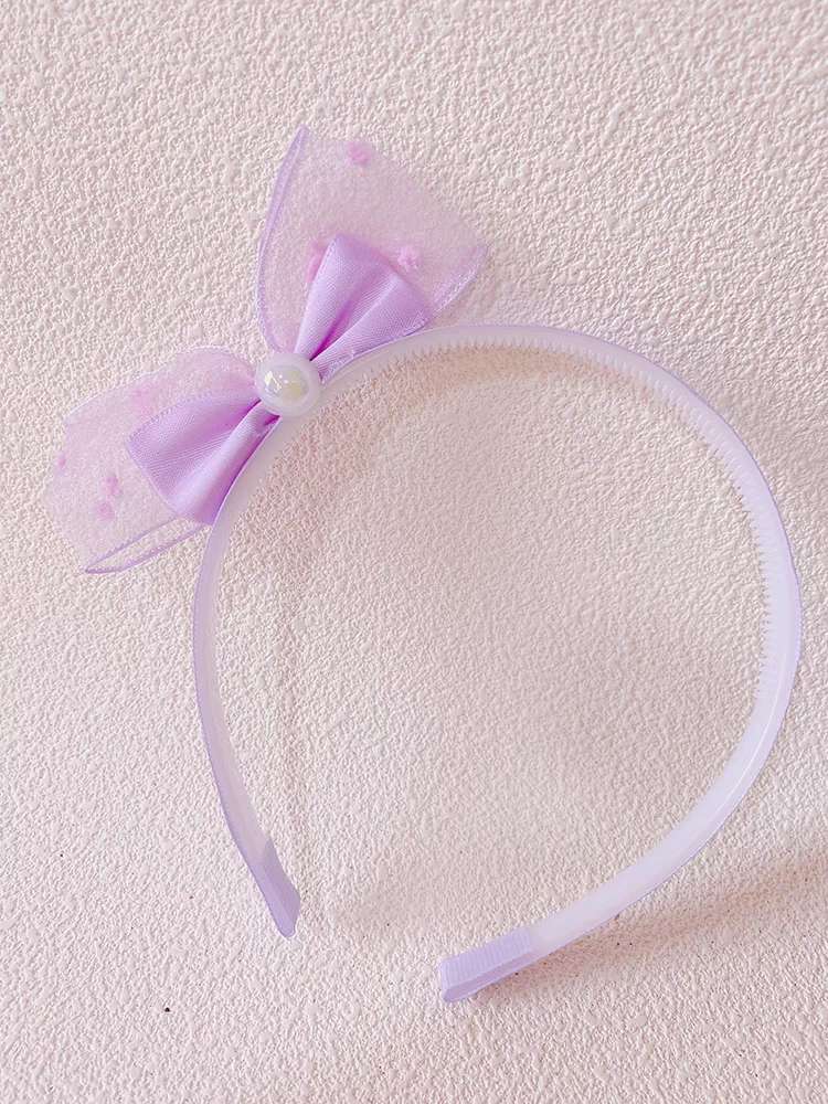 The 2023 new style of Yiwu hair accessories, 2-yuan store mixed batch, popular women's hair accessories, cute bow hair bands, headbands and headbuttons Specification image