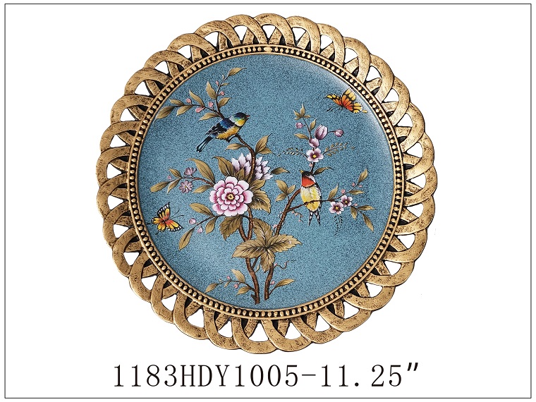 ins European retro decorative plates and ornaments, plate arrangement and viewing, living room model room, new home entrance, wine cabinet decoration and arrangement pic 24