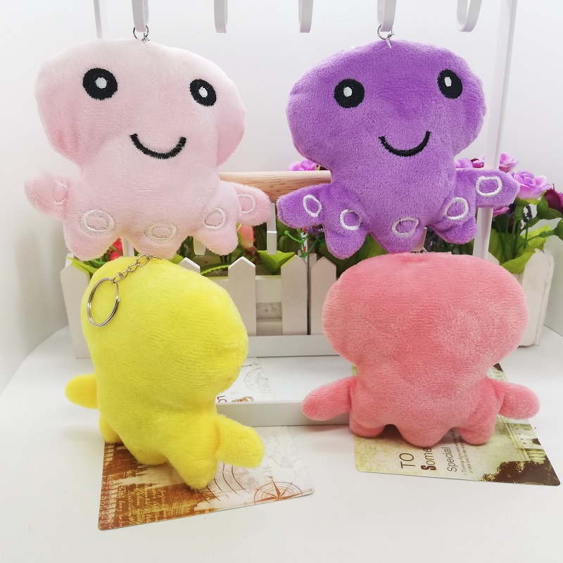 Plush pendants, octopus keychains, dolls, schoolbags, hanging ornaments, small gifts, figurines, claw machines, small dolls, accessories, plush pic 10