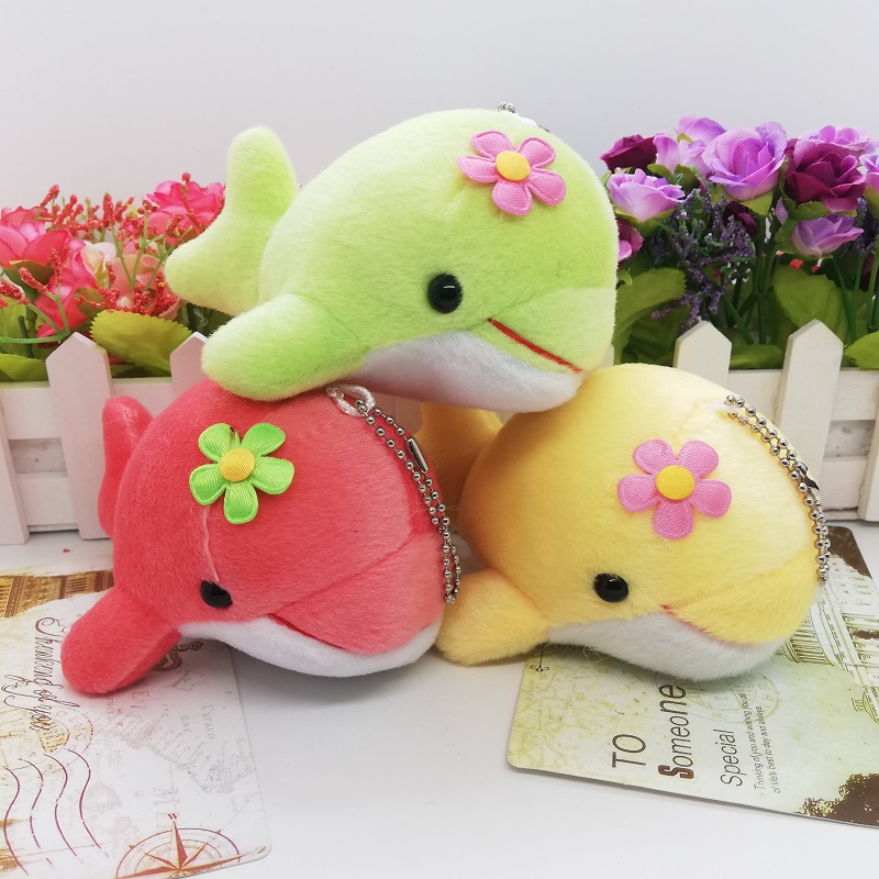 海豚毛绒挂件钥匙扣玩偶书包挂饰小礼品公仔抓机小娃娃饰品配件毛绒详情1