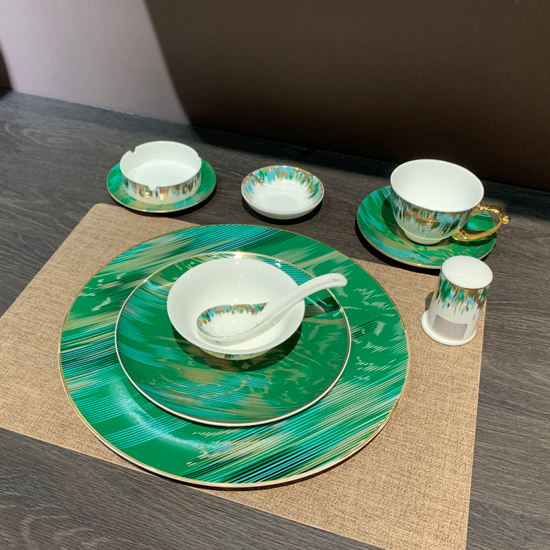 摆台八件套/酒店用品/陶瓷餐具/餐具/会所摆台/酒店摆台产品图