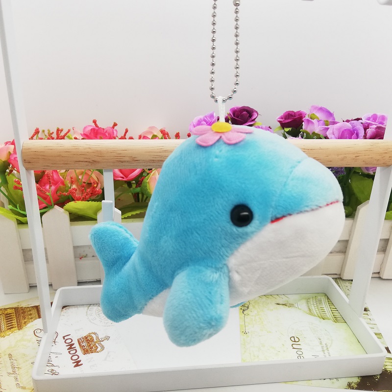 海豚毛绒挂件钥匙扣玩偶书包挂饰小礼品公仔抓机小娃娃饰品配件毛绒详情9