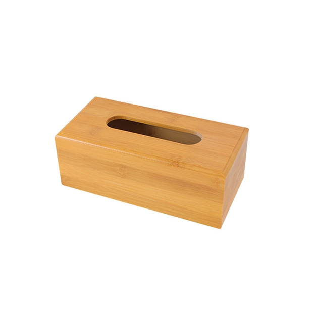 Tissue Box Bamboo Storage Box Living Room Tea Restaurant Hotel Cafe Hotel Office Logo Meal Tissue Box Application Scenario