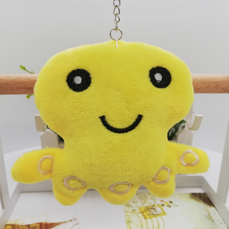 Plush pendants, octopus keychains, dolls, schoolbags, hanging ornaments, small gifts, figurines, claw machines, small dolls, accessories, plush pic 8