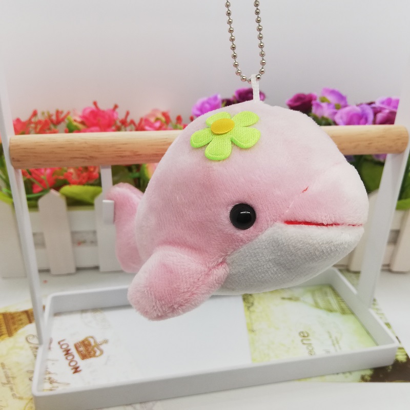 海豚毛绒挂件钥匙扣玩偶书包挂饰小礼品公仔抓机小娃娃饰品配件毛绒详情8