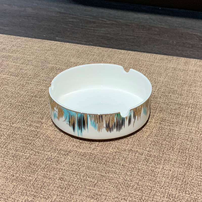 陶瓷酒店用品批发餐厅五星级摆台碗盘勺子套装 高档会所摆台八件套详情12