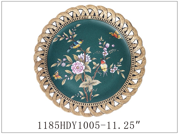 ins European retro decorative plates and ornaments, plate arrangement and viewing, living room model room, new home entrance, wine cabinet decoration and arrangement pic 25