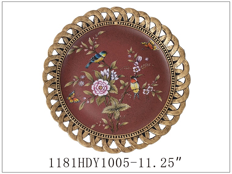 ins European retro decorative plates and ornaments, plate arrangement and viewing, living room model room, new home entrance, wine cabinet decoration and arrangement pic 23