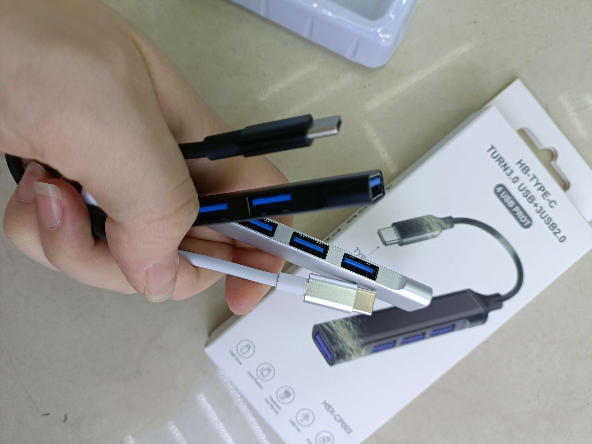 USB/Type-C/IP转3.0USB+3USB2.0 数据扩展 传输 多功能扩展坞 扩展器详情图11