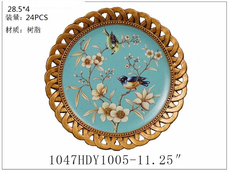 ins European retro decorative plates and ornaments, plate arrangement and viewing, living room model room, new home entrance, wine cabinet decoration and arrangement pic 16
