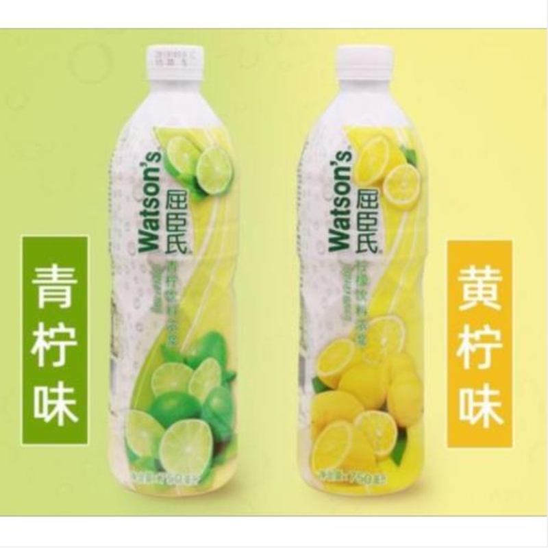  屈臣氏青柠汁750ml 甜品原料（浓浆）鸡尾酒调酒