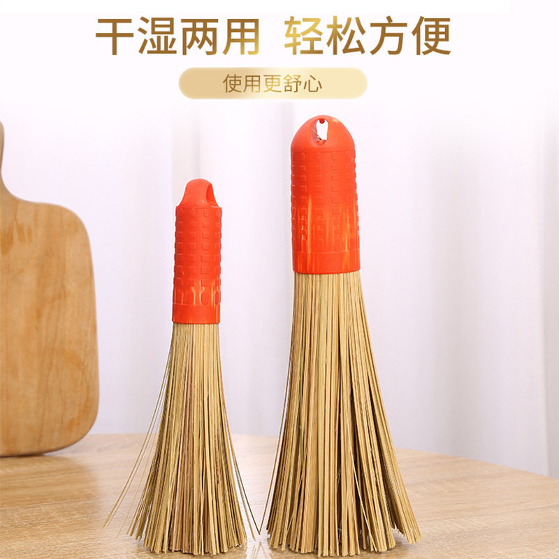 Pot Washing Tools Bamboo Skewer Pot Brush Household Wok Cleaning Brush Bamboo Wash Pot Brush Wood Handle Bamboo Brush Wholesale Item Picture