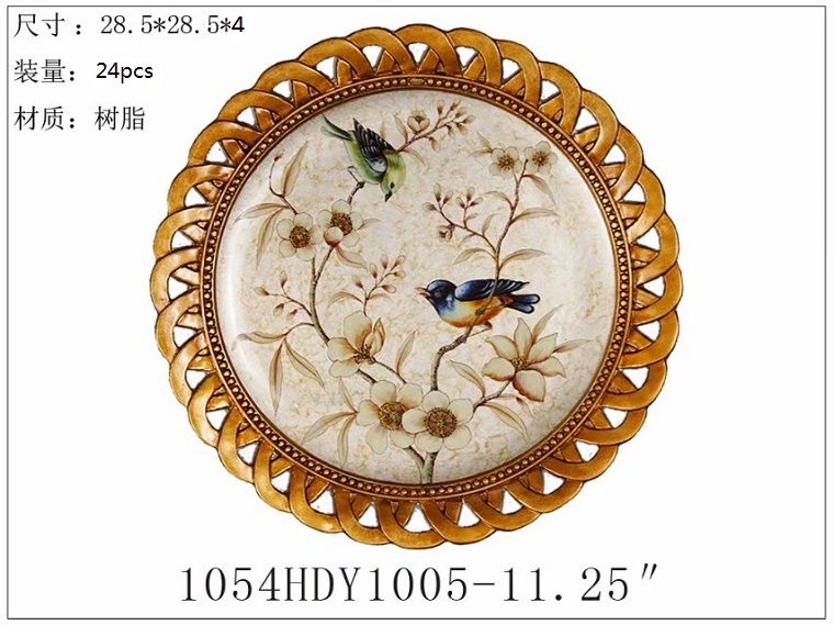 ins European retro decorative plates and ornaments, plate arrangement and viewing, living room model room, new home entrance, wine cabinet decoration and arrangement pic 18