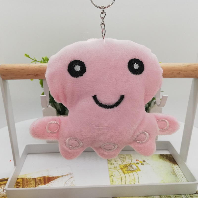 Plush pendants, octopus keychains, dolls, schoolbags, hanging ornaments, small gifts, figurines, claw machines, small dolls, accessories, plush pic 6