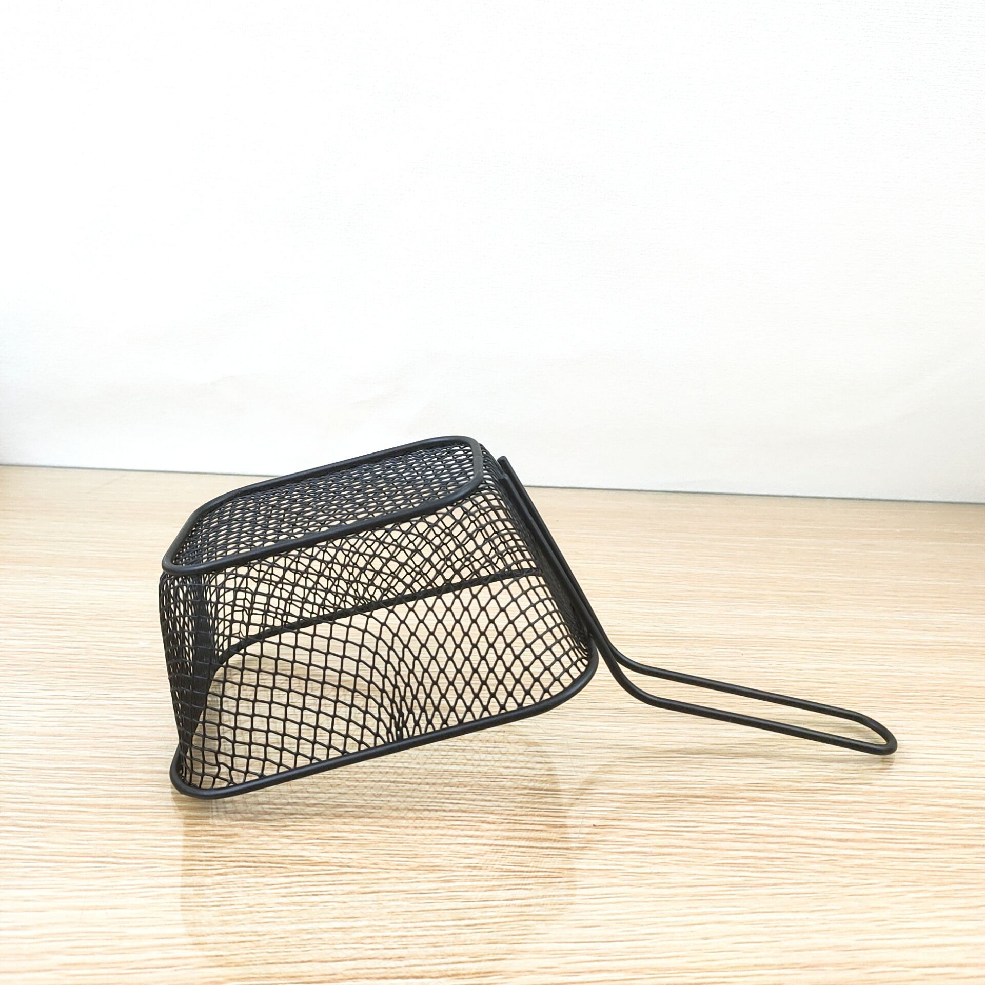 DF68369 French fries, blue Square, blue Stainless Steel, blue Gold plating, blue Mini Bestseller, Blue mini Rice Hole basket, kitchenware, DF trading house Specification image