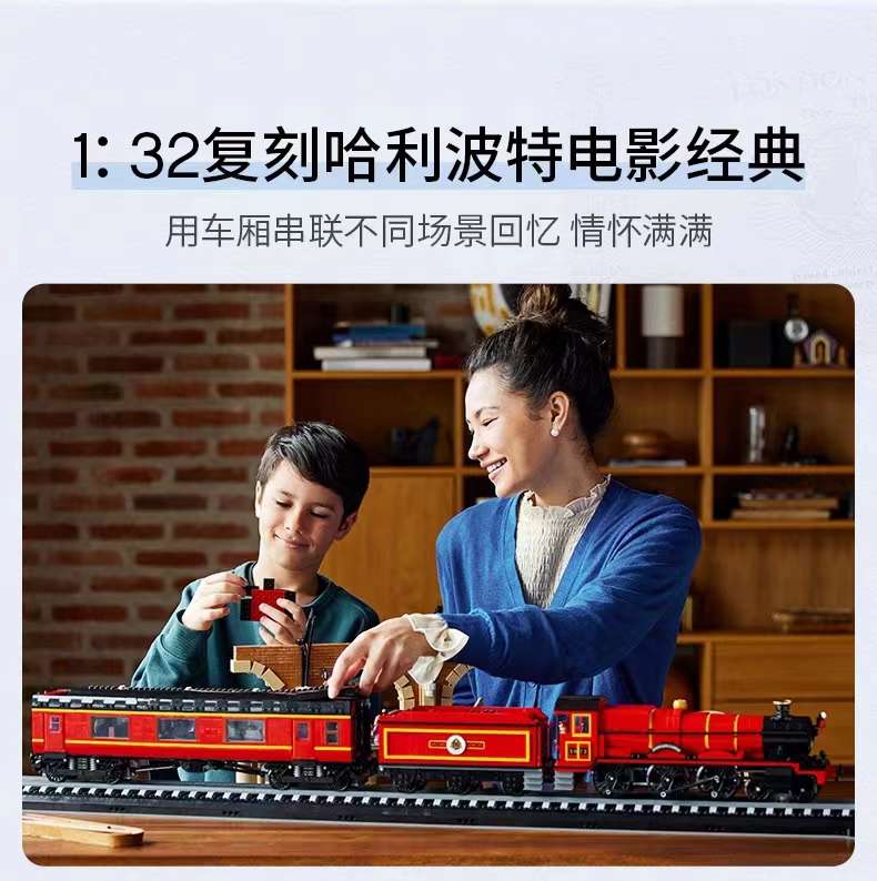 Hogwarts Express Collector's Edition Train platform Harry Potter series Boys' building block toys Specification image