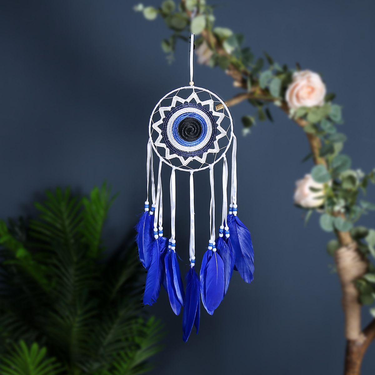 Devil's Eye Wind Chime Dream Catcher Item Picture