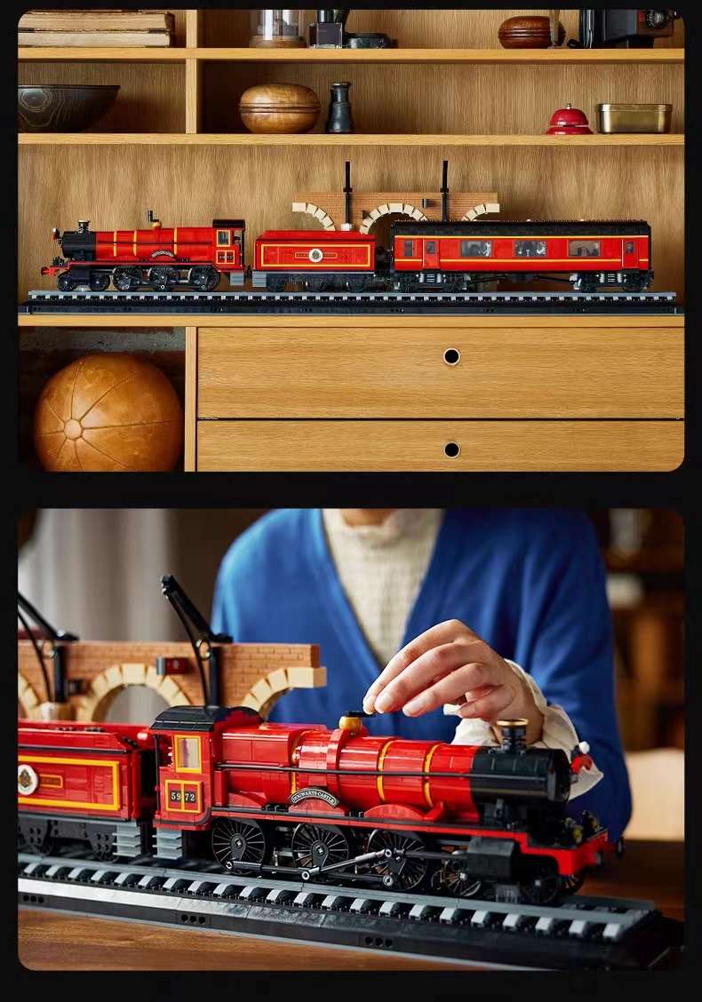 Hogwarts Express Collector's Edition Train platform Harry Potter series Boys' building block toys detail image 11