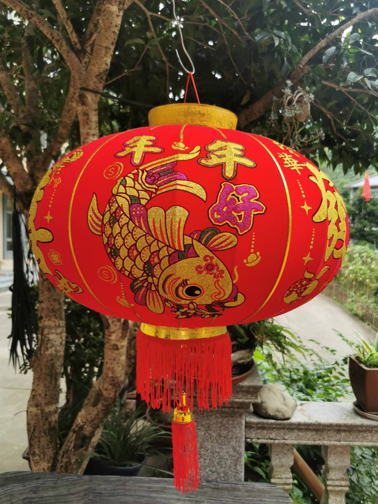 60.80.100 flocking big Lantern, a good day details Picture