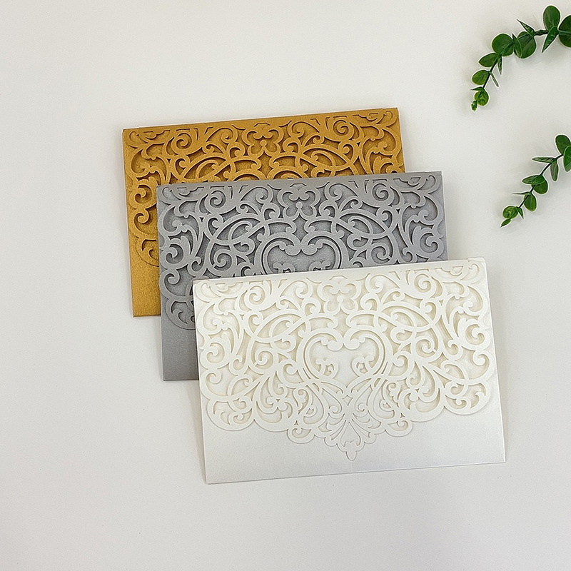 2023 New High-End Custom Europe, Middle East And Africa 3D Elegant Laser Hollow Bride Bride Wedding Invitation Invitation Card Invitation Card Manufacturers Direct Sales Item Picture