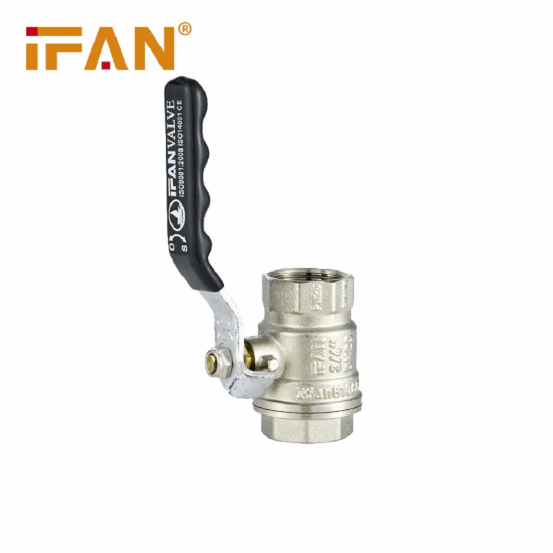  长柄铜球阀/内外丝铜球阀/铜球阀/黑柄铜球阀/电镀色铜球阀产品图