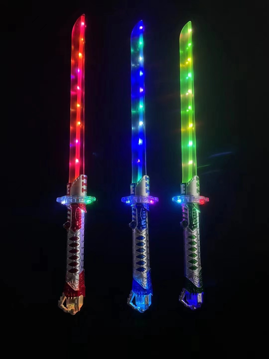 发光闪光刀剑细节图