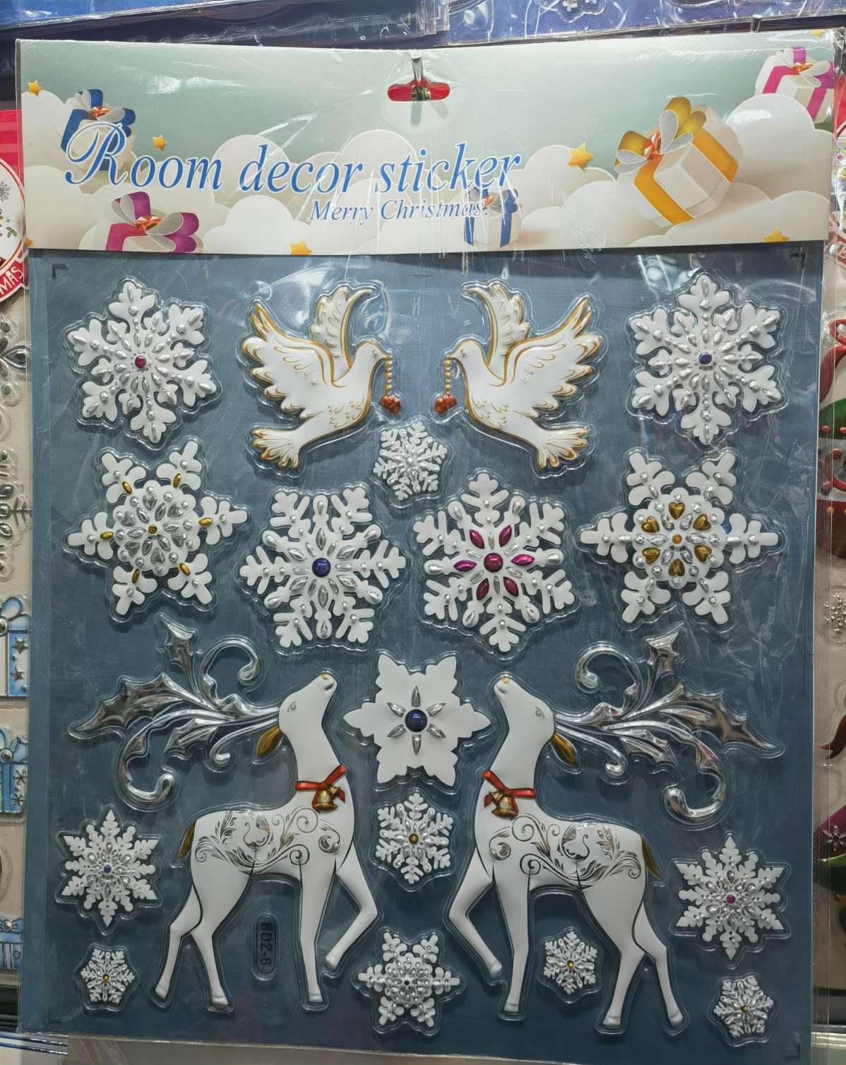圣诞贴纸/圣诞礼品/圣诞果冻贴细节图