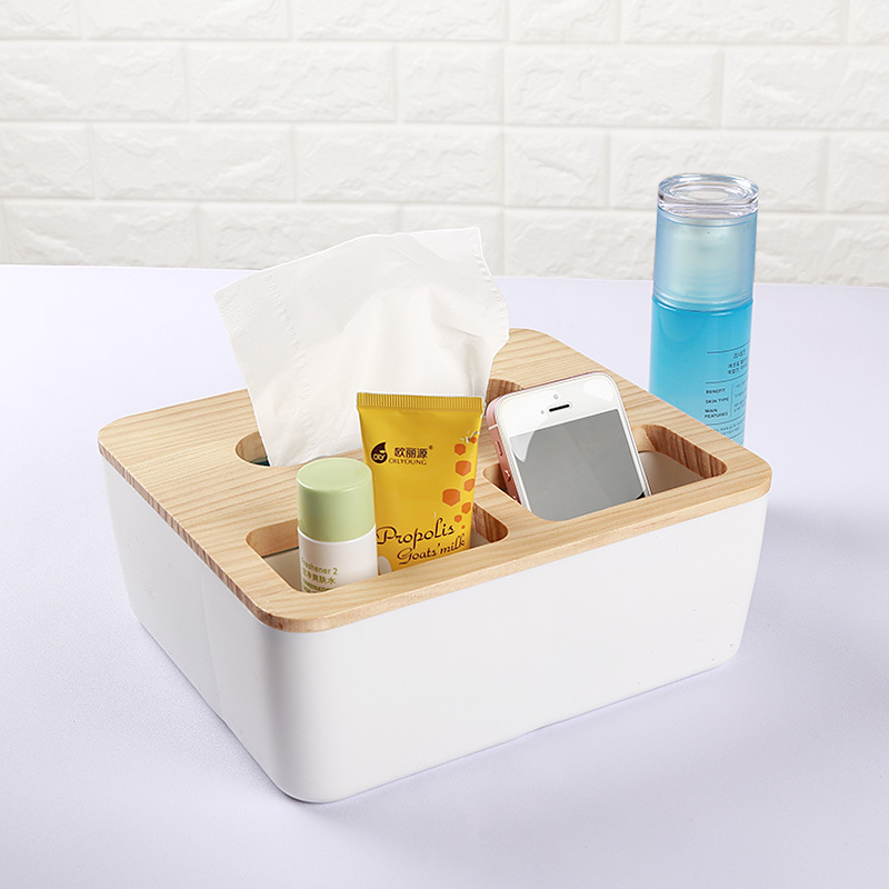 Multi-Functional Paper Box Creative Home Desktop Tissue Box Restaurant Coffee Table Remote Control Debris Storage Paper Box details Picture