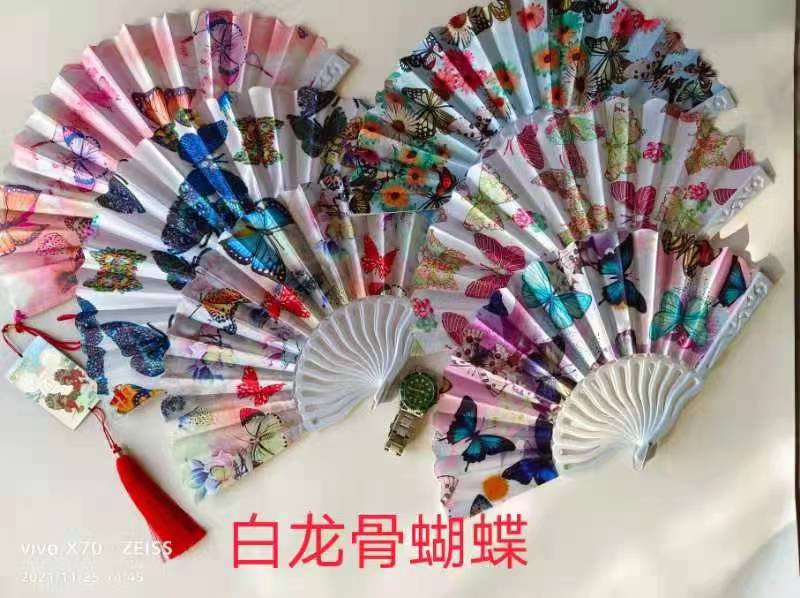 优质手工/木竹制/工艺伞/伞塑料/扇系列/产品扇细节图