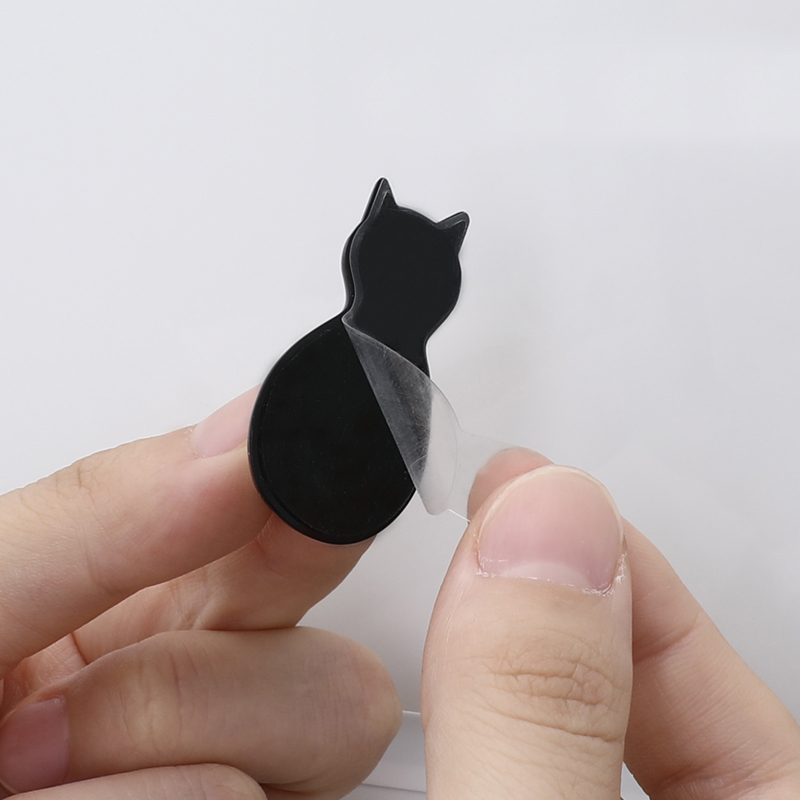KOKUBO日本进口免打孔日本猫尾猫式简约可爱强力无痕粘塑料挂钩详情图5