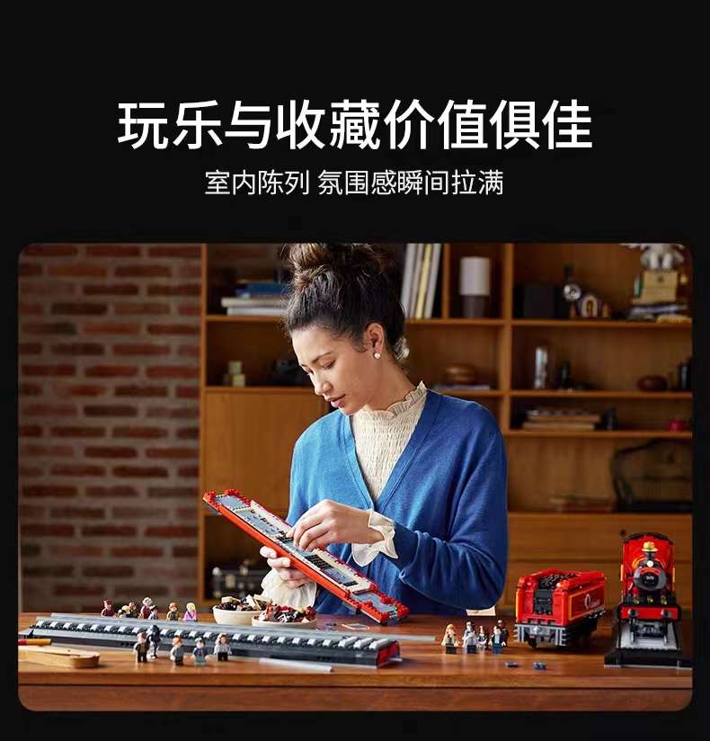 Hogwarts Express Collector's Edition Train platform Harry Potter series Boys' building block toys detail image 8