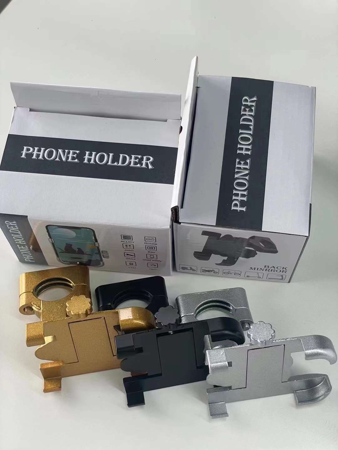Bicycle Bicycle motorcycle metal mobile phone stand C1 bicycle phone stand /C2 motorcycle phone stand details Picture