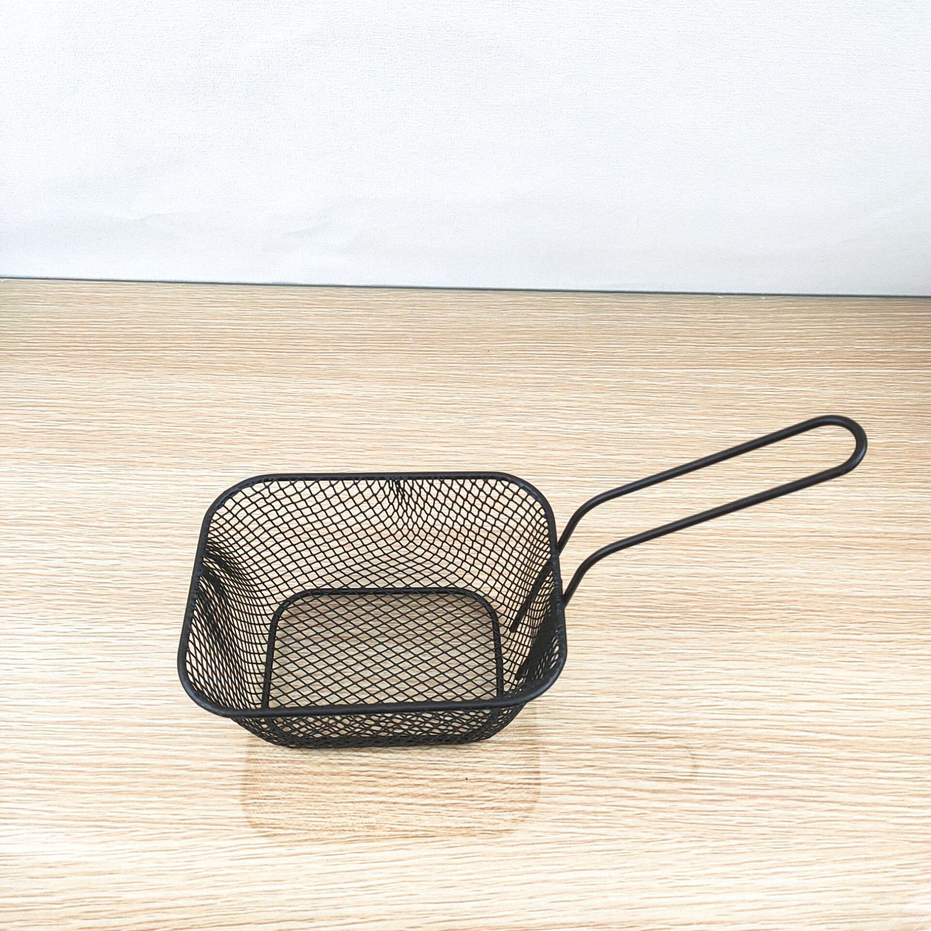 DF68369 French fries, blue Square, blue Stainless Steel, blue Gold plating, blue Mini Bestseller, Blue mini Rice Hole basket, kitchenware, DF trading house details Picture